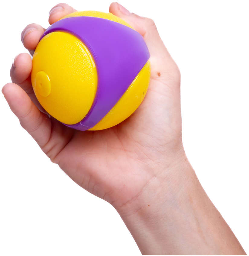 Brinquedo Kroco Bolinha de Borracha Apito Roxo para Cães - Tam. G