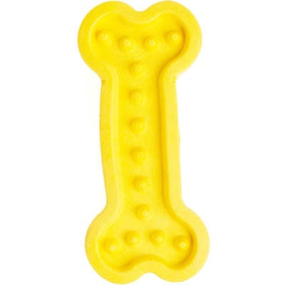 Mordedor Kroco Osso TPR Amarelo para Cães