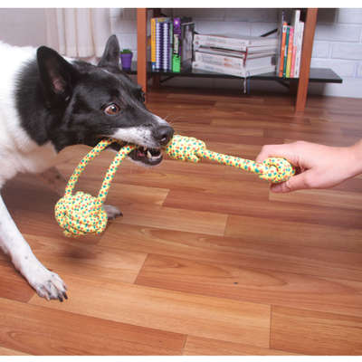 Brinquedo Kroco Puxador Corda para Cães