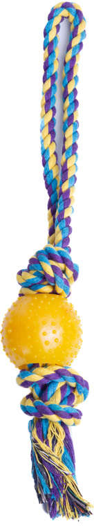 Brinquedo Kroco Mordedor Puxador Amarelo para Cães - Tam. Único