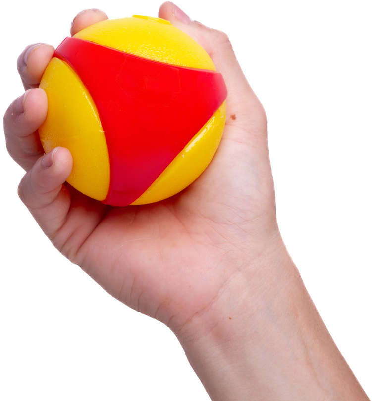 Brinquedo Kroco Bolinha de Borracha Apito Vermelho para Cães - Tam. G
