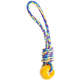 Brinquedo Kroco Puxador com Bolinha Amarelo para Cães