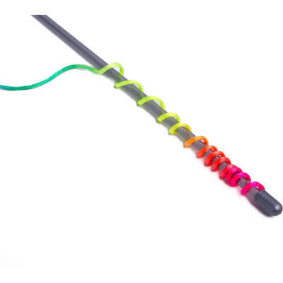 Brinquedo Kroco Varinha Plumas Verde para Gatos