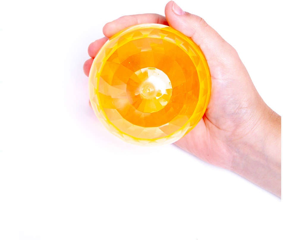 Bolinha Mordedora Kroco Cristal Laranja - Tam. Único