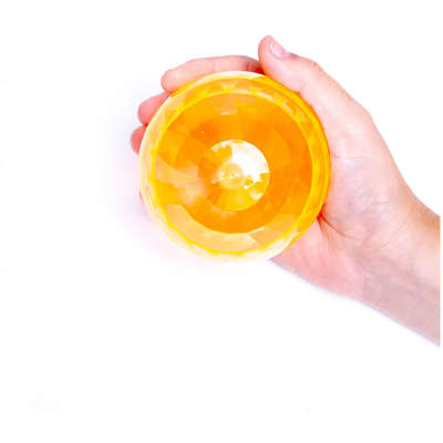 Bolinha Mordedora Kroco Cristal Laranja