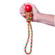 Brinquedo Kroco Puxador com Bolinha Vermelho para Cães