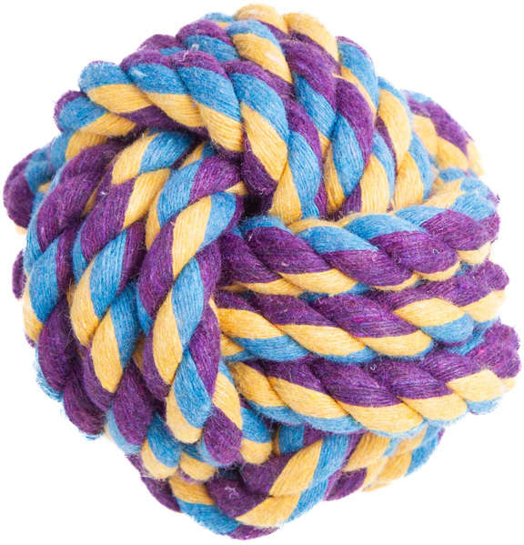 Brinquedo Kroco Bolinha de Corda Azul para Cães - Tam. Único