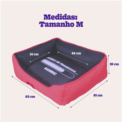 Cama Kroco Neon Rosa - Tam. M