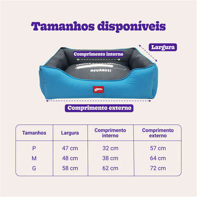 Cama Kroco Neon Azul