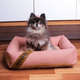 Cama Meau Faixa Rosa - Tam. P