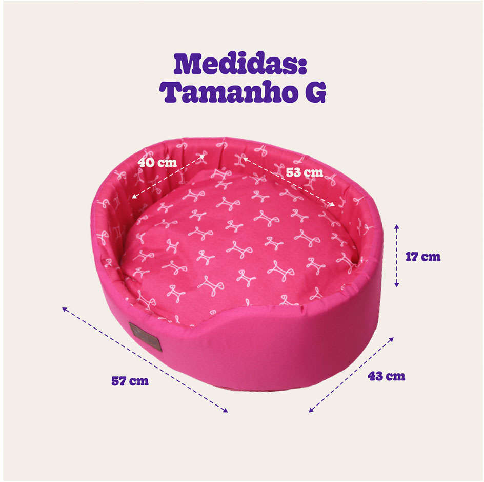 Cama Meau Europa Paris Pink - Tam. G