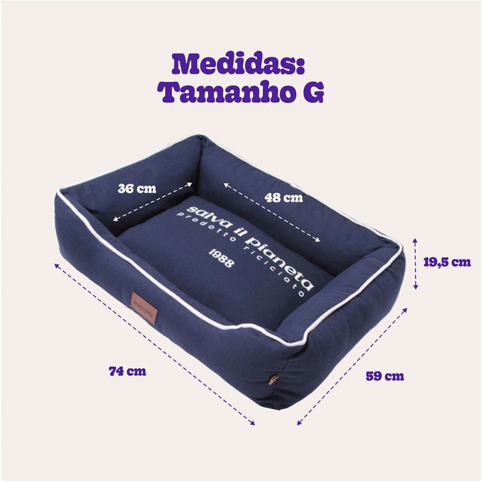 Cama Meau Salva iL Pianeta Marinho - Tam. G