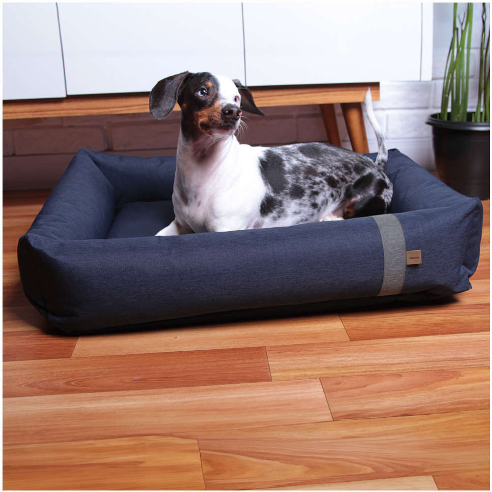 Cama Meau Lona Azul Marinho - Tam. G