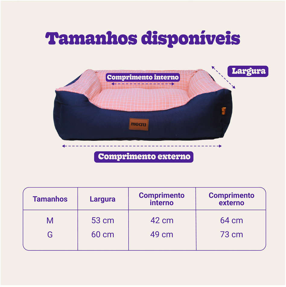 Cama Meau Exclusive Rose - Tam. G