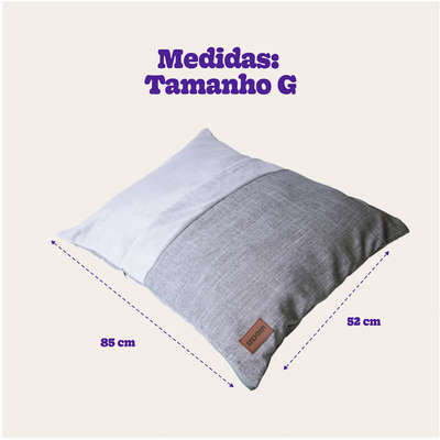 Cama Meau Envelope Cinza