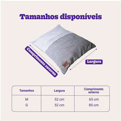 Cama Meau Envelope Cinza
