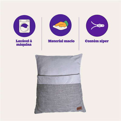 Cama Meau Envelope Cinza
