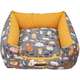 Cama Luppet Quadrada Impermeavel Eco Mostarda
