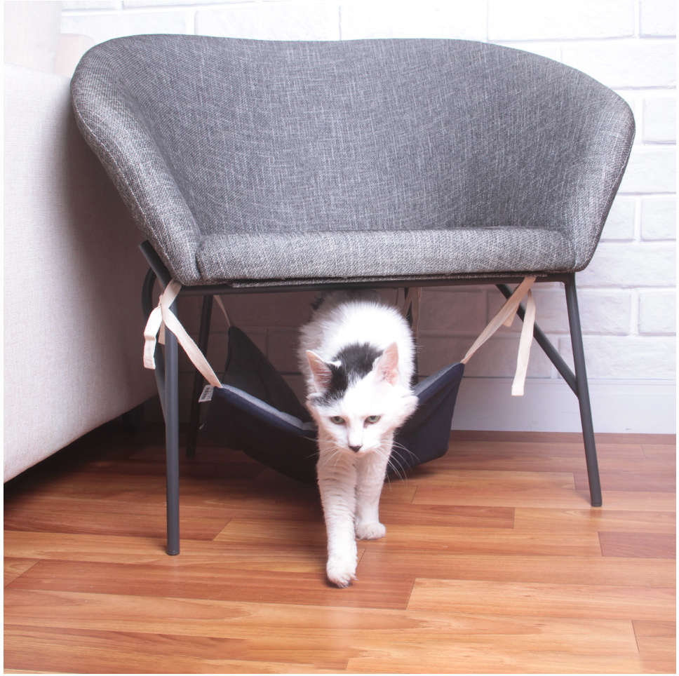 Rede Meau London Azul Marinho para Gatos - Tam. Único
