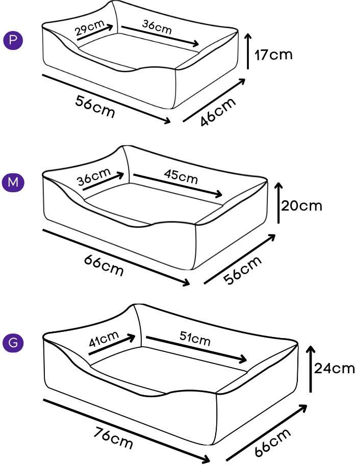 Cama Pickorruchos Deluxe Lilás - Tam. G