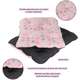Almofada Pickorruchos Fofucho Dupla Face Rosa