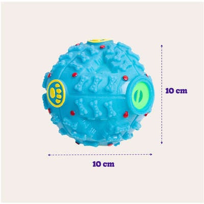 Brinquedo Kroco Bola Interativa Azul para Cães