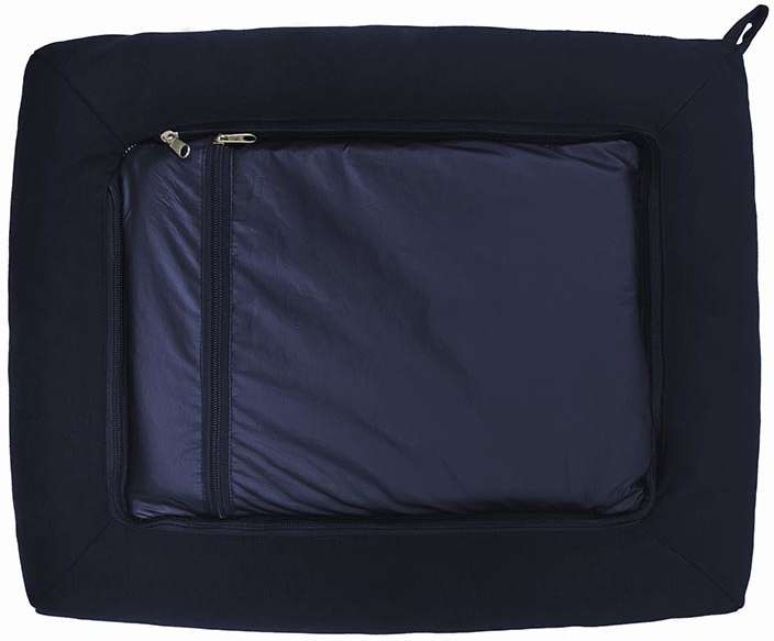 Cama Fábrica Pet Flat Azul - Tam. P