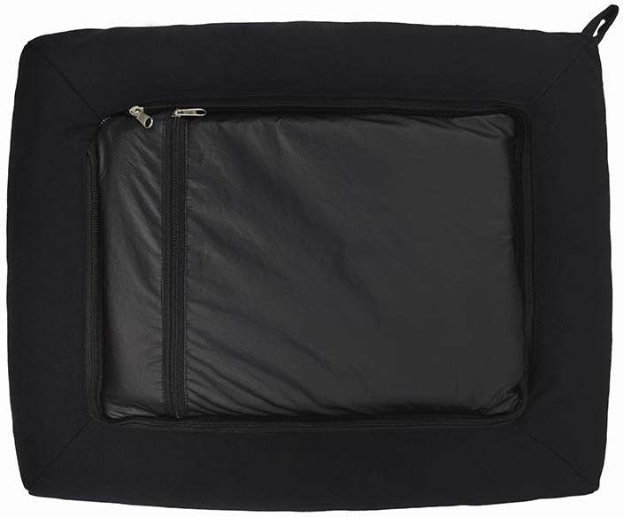 Cama Fábrica Pet Flat Preto - Tam. P