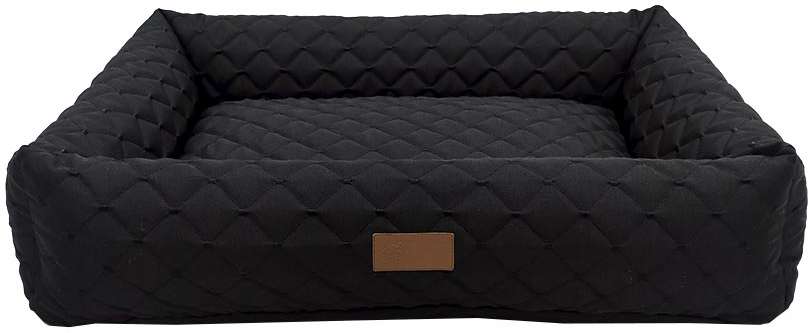 Cama Retangular Fábrica Pet Matelasse Preto - Tam. P