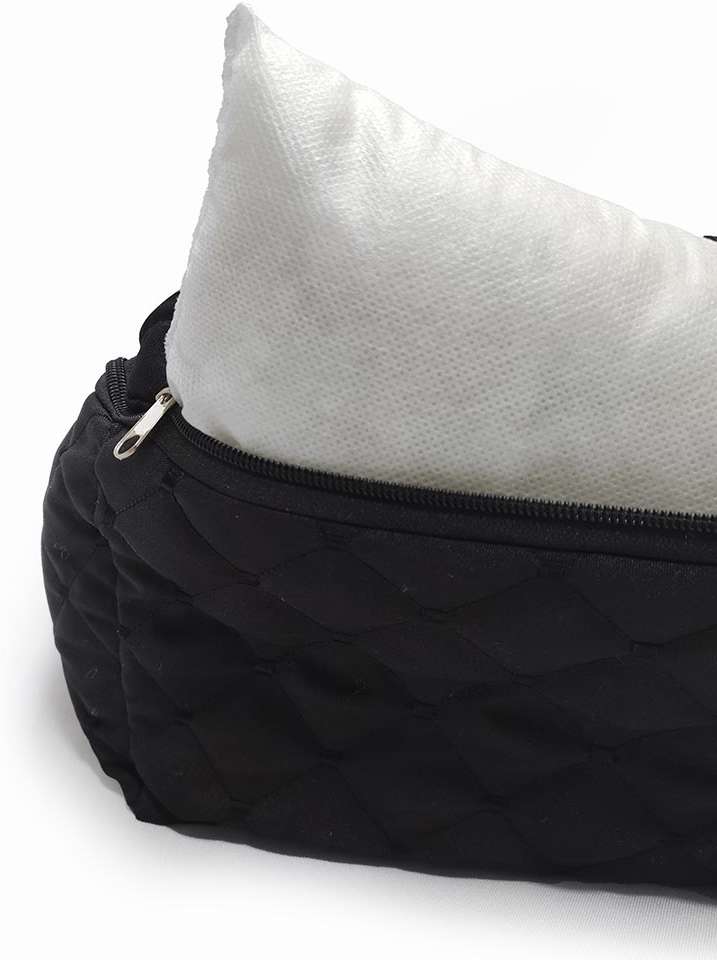 Cama Retangular Fábrica Pet Matelasse Preto - Tam. P