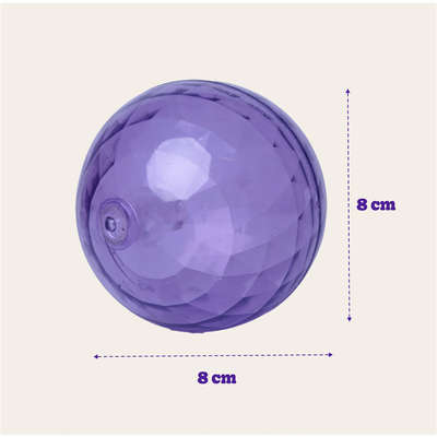 Bolinha Mordedora Kroco Cristal Roxa