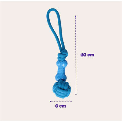 Brinquedo de Corda Kroco Puxador Azul