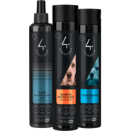 Kit Ibasa Shampoo Efeito Gloss, Condicionador e Fluido Desembaraçador Plus - KIT