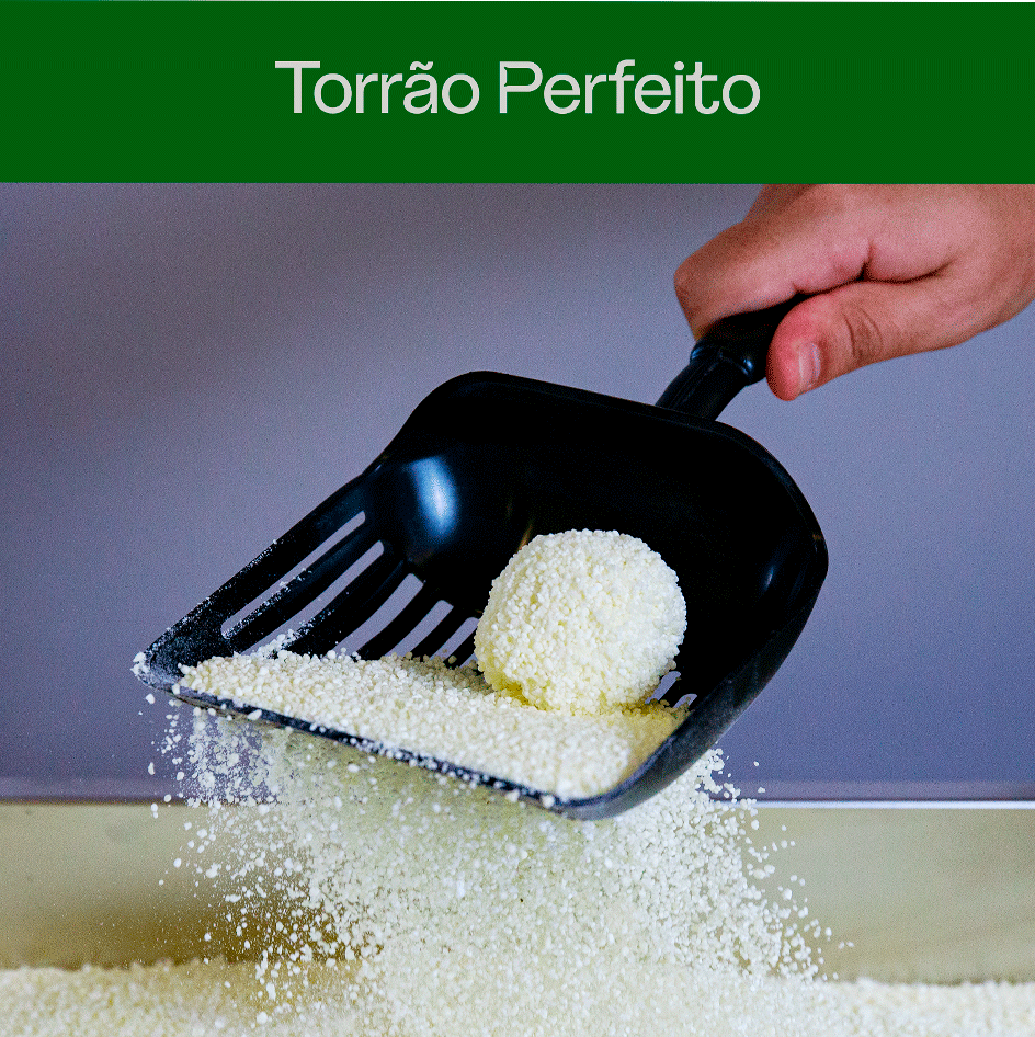 Areia Higiênica Viva Verde Grãos Grossos para Gatos - 4Kg