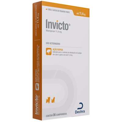 Antipulgas Dechra Invicto 11,4 mg para Cães