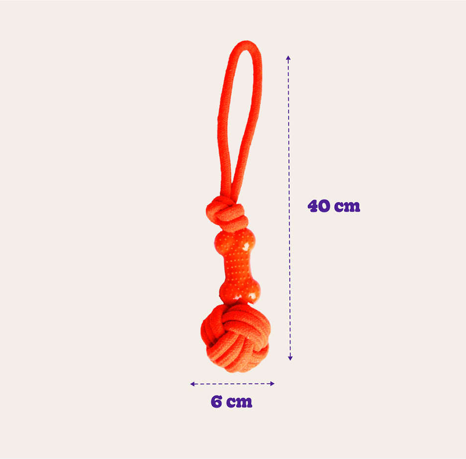 Brinquedo de Corda Kroco Puxador Laranja - Tam. Único