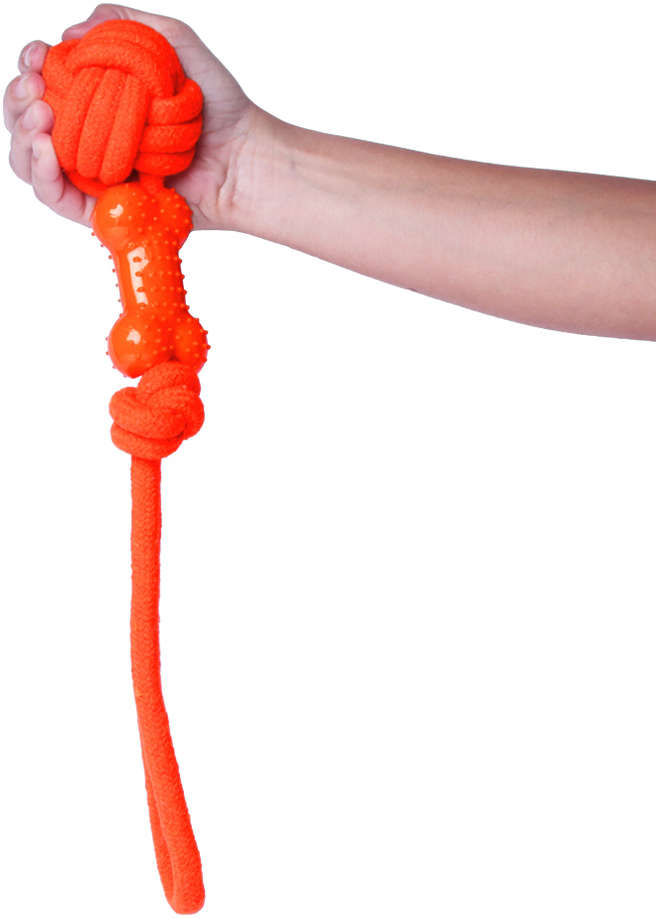 Brinquedo de Corda Kroco Puxador Laranja - Tam. Único