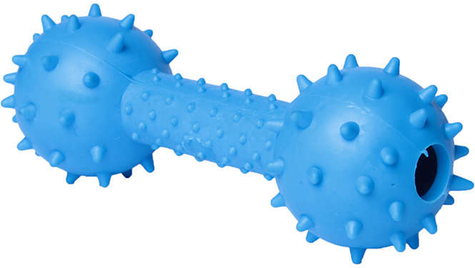 Brinquedo Kroco Mordedor Halteres Azul para Cães - Tam. Único