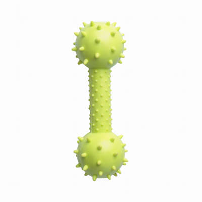 Brinquedo Kroco Mordedor Halteres Verde para Cães