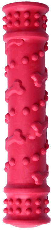 Brinquedo Kroco Mordedor Massageador Vermelho para Cães - Tam. Único