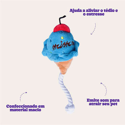 Pelúcia Kroco Casquinha Azul