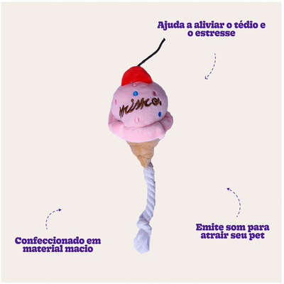 Pelúcia Kroco Casquinha Rosa