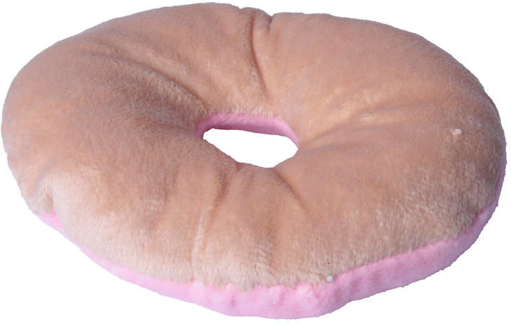 Brinquedo Pelúcia Kroco Donuts Rosa - Tam. Único