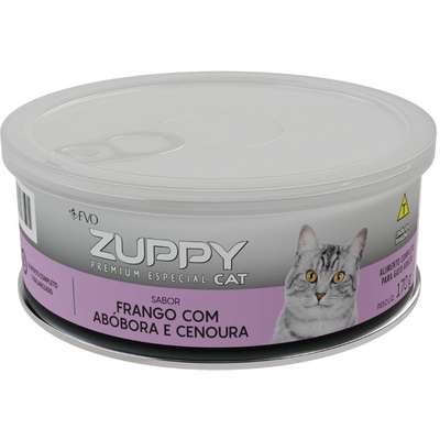 Ração Úmida Zuppy Cat Frango com Abóbora e Cenoura para Gatos Adultos