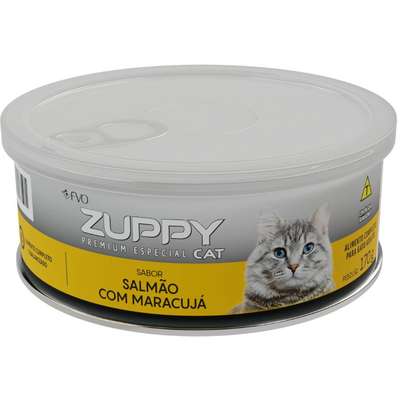 Ração Úmida Zuppy Cat Salmão com Maracujá para Gatos Adultos