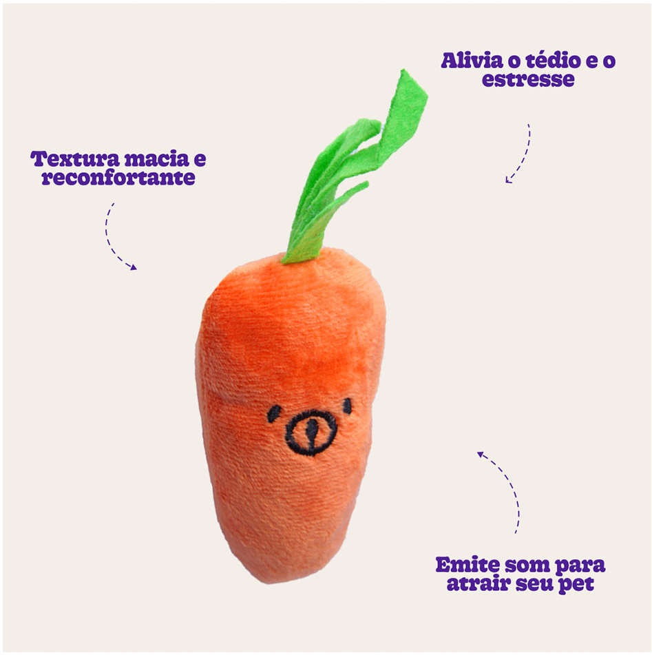 Pelúcia Kroco Cenoura - Tam. Único