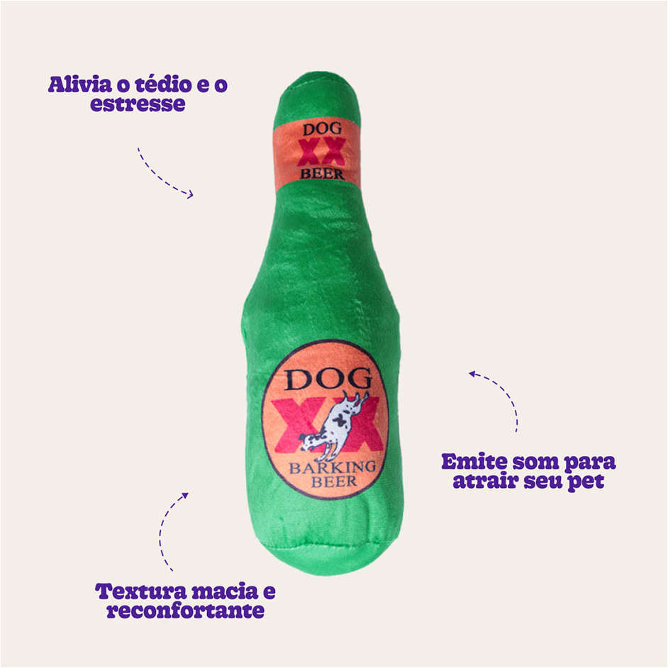 Pelúcia Kroco Garrafa de Cerveja - Tam. Único