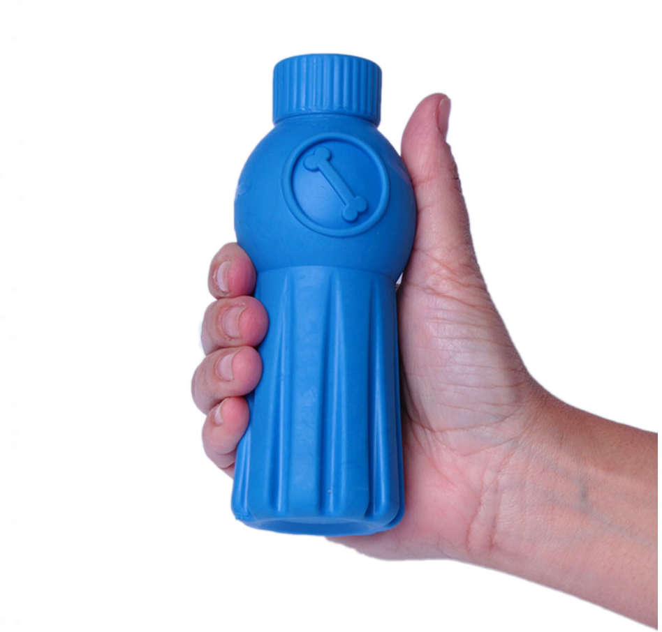Brinquedo Kroco Mordedor Garrafinha Azul para Cães - Tam. Único