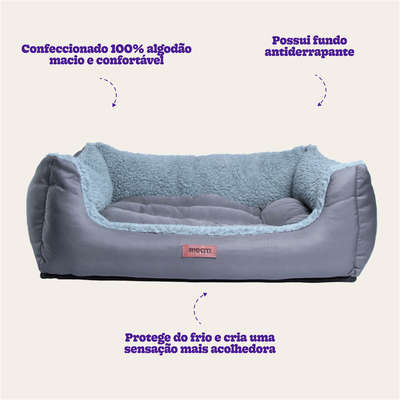 Cama Meau Quatro Estações Cinza