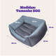 Cama Meau Quatro Estações Cinza - Tam EGG